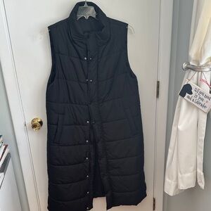 Black Puffer Vest